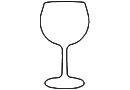 Oversized wine glass